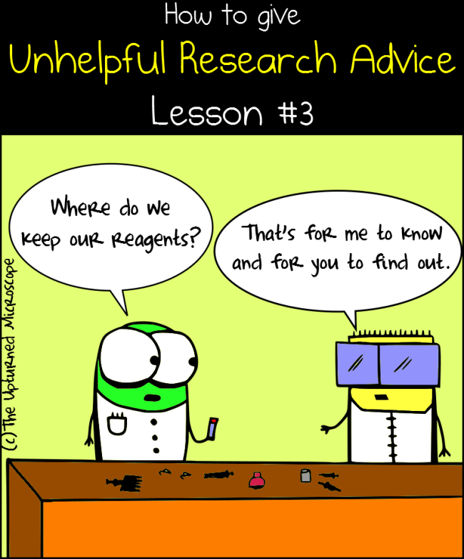 Unhelpful research advice 3